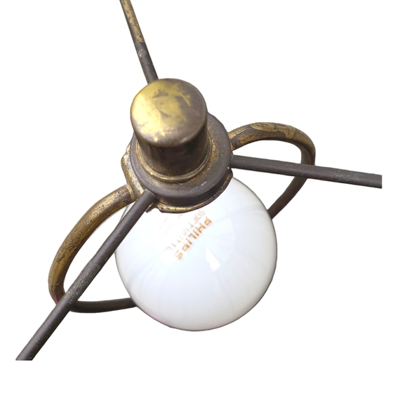 Vintage Mid Century Modern Hollywood Regency Swag  Lamps 2 - Picture 11 of 11